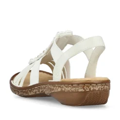 Outlet Women'S Strappy Sandals Light Beige Ladies Sandals & Sandals