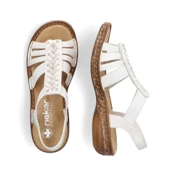 Outlet Women'S Strappy Sandals Light Beige Ladies Sandals & Sandals