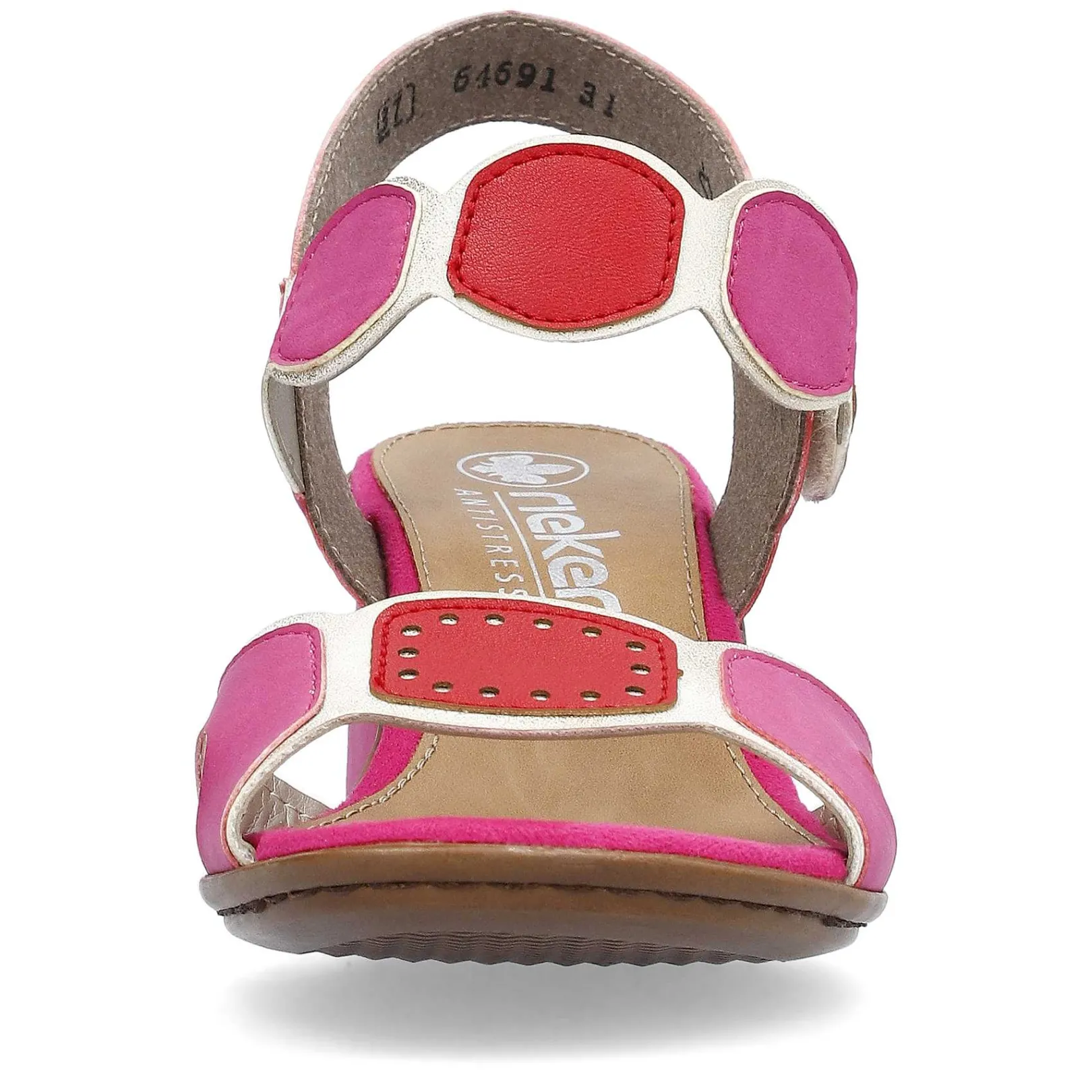 Sale Women'S Strappy Sandals Pink Ladies Heeled Shoes