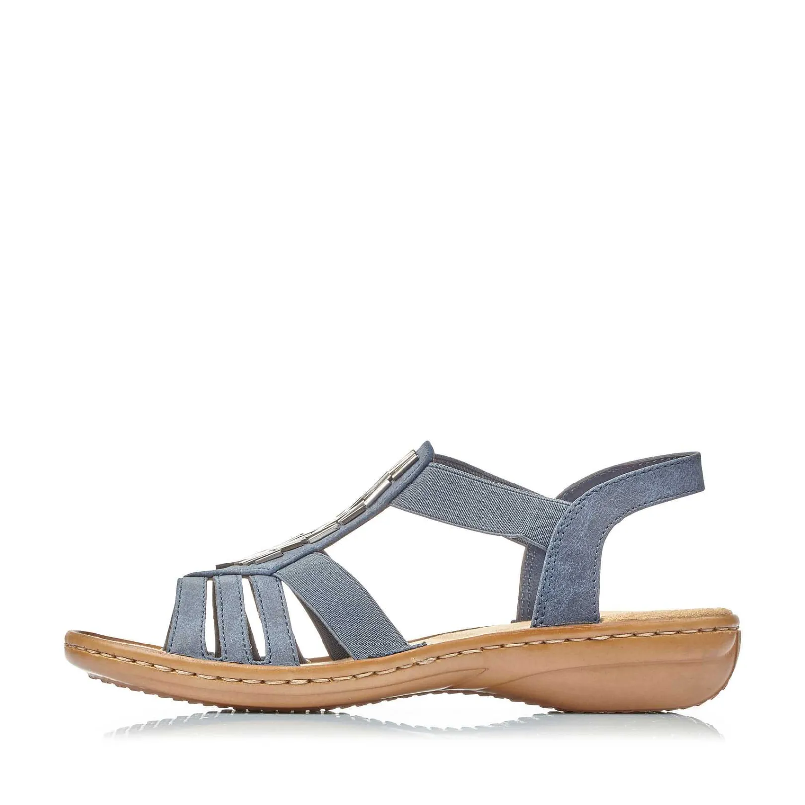 Hot Women'S Strappy Sandals Slate Blue Ladies Sandals & Sandals