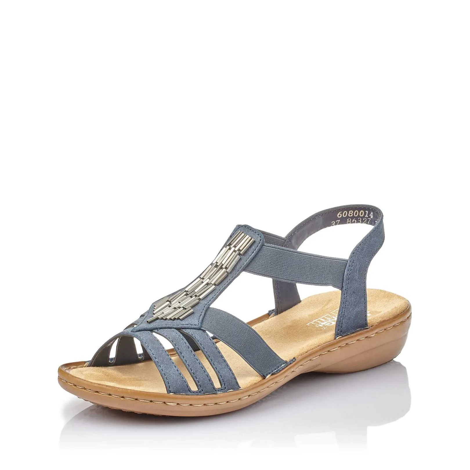 Hot Women'S Strappy Sandals Slate Blue Ladies Sandals & Sandals