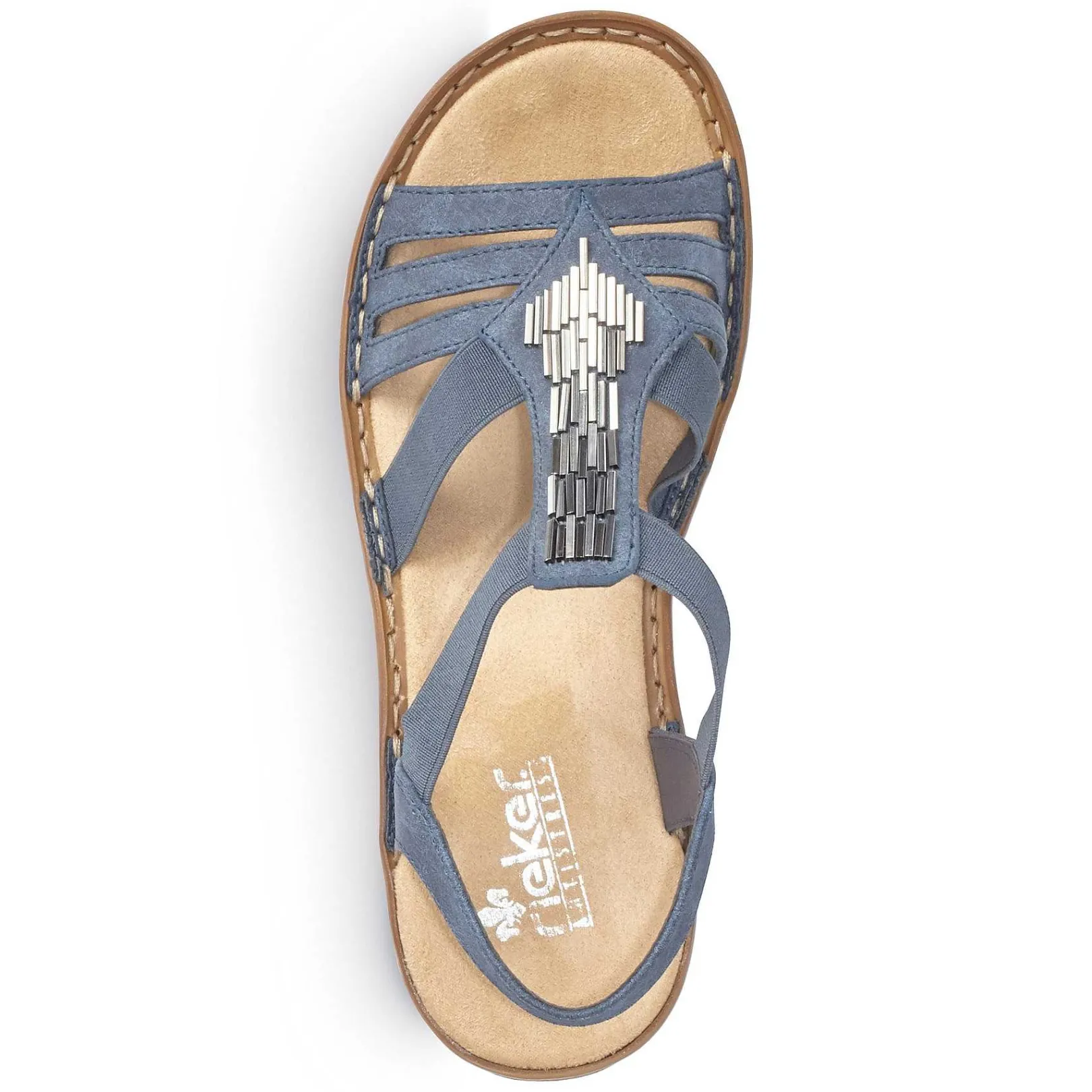 Hot Women'S Strappy Sandals Slate Blue Ladies Sandals & Sandals