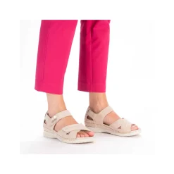 Clearance Women'S Strappy Sandals Light Beige Ladies Sandals & Sandals