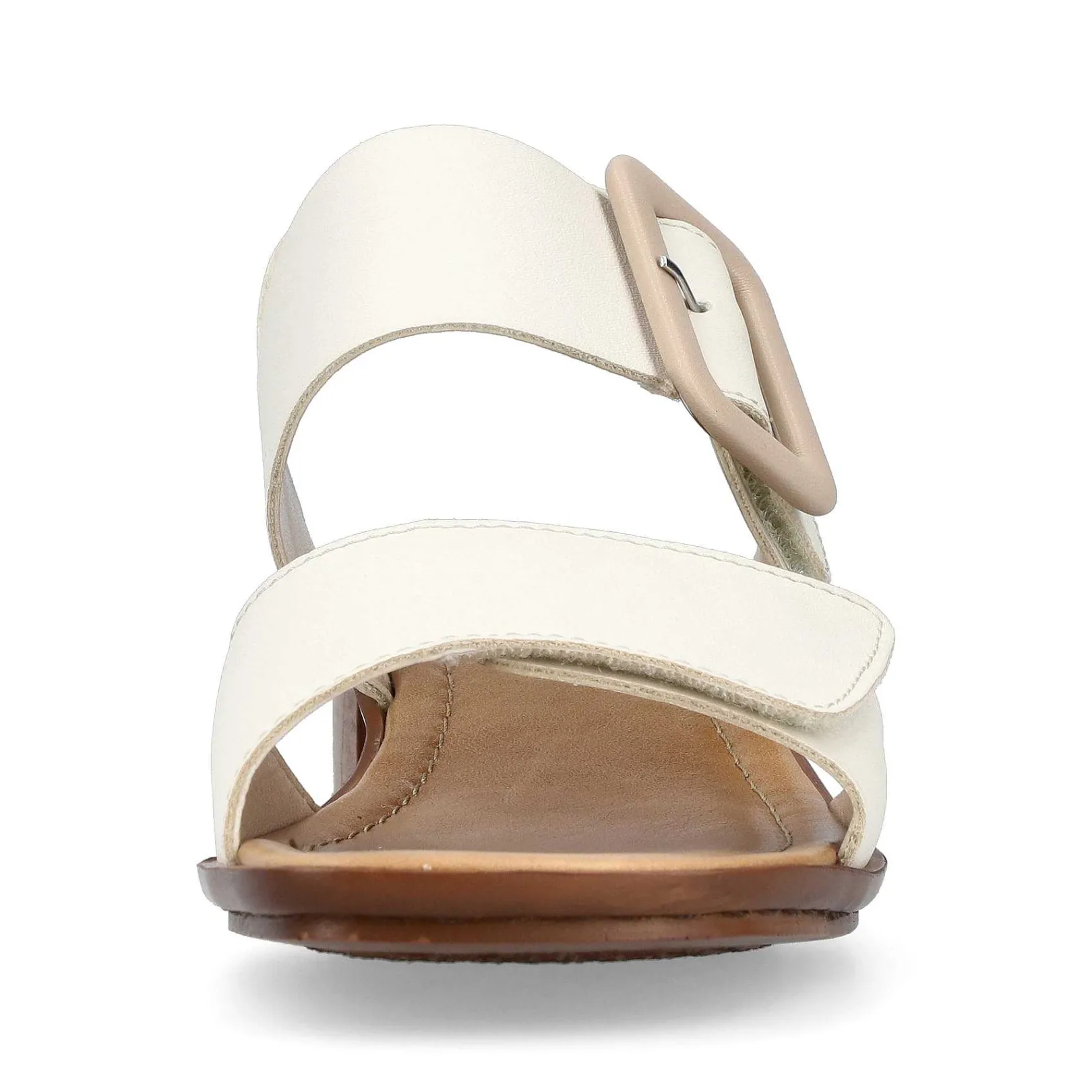 Online Women'S Strappy Sandals Light Beige Ladies Sandals & Sandals