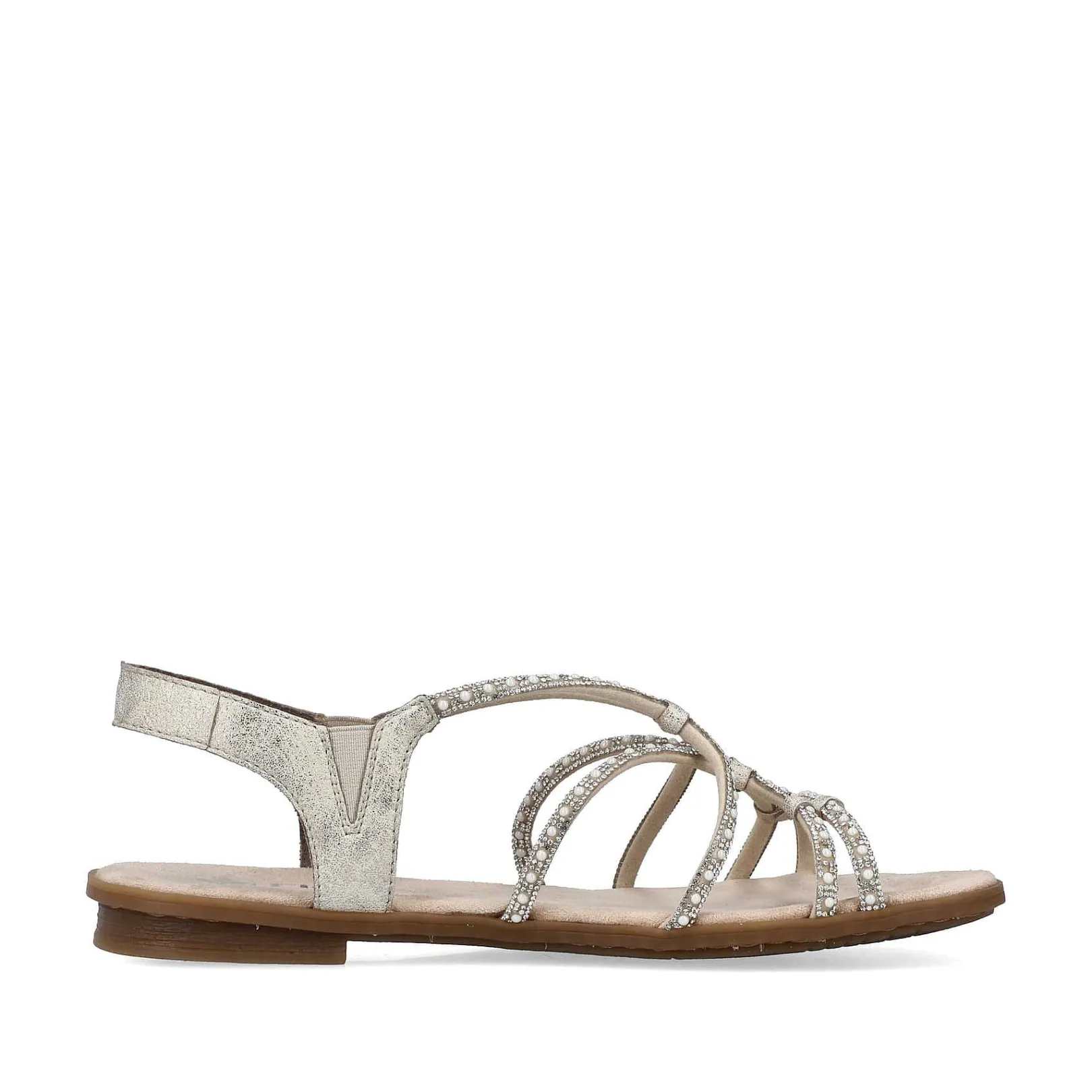 Outlet Women'S Strappy Sandals Light Beige Men'S Summer Shoes