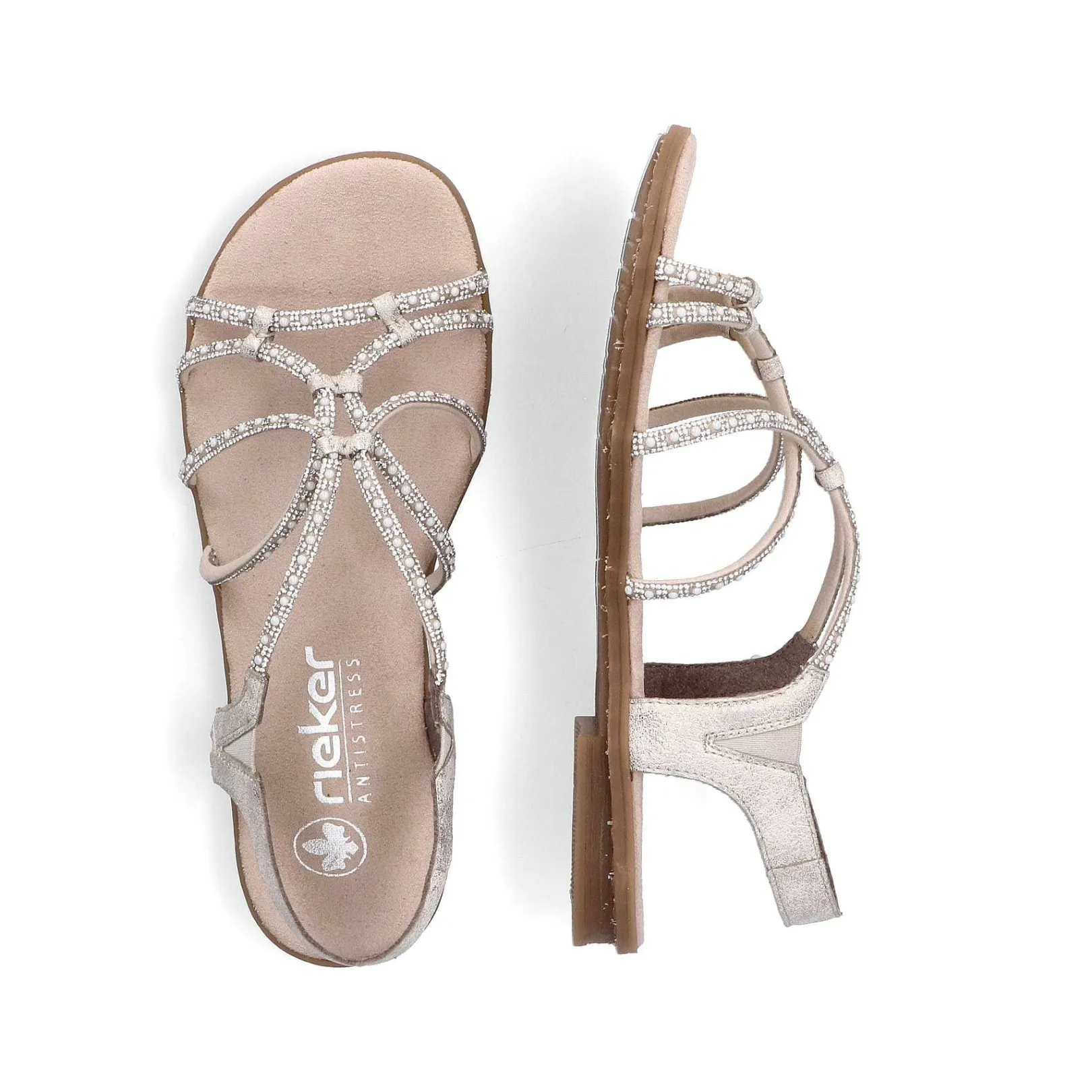 Outlet Women'S Strappy Sandals Light Beige Men'S Summer Shoes