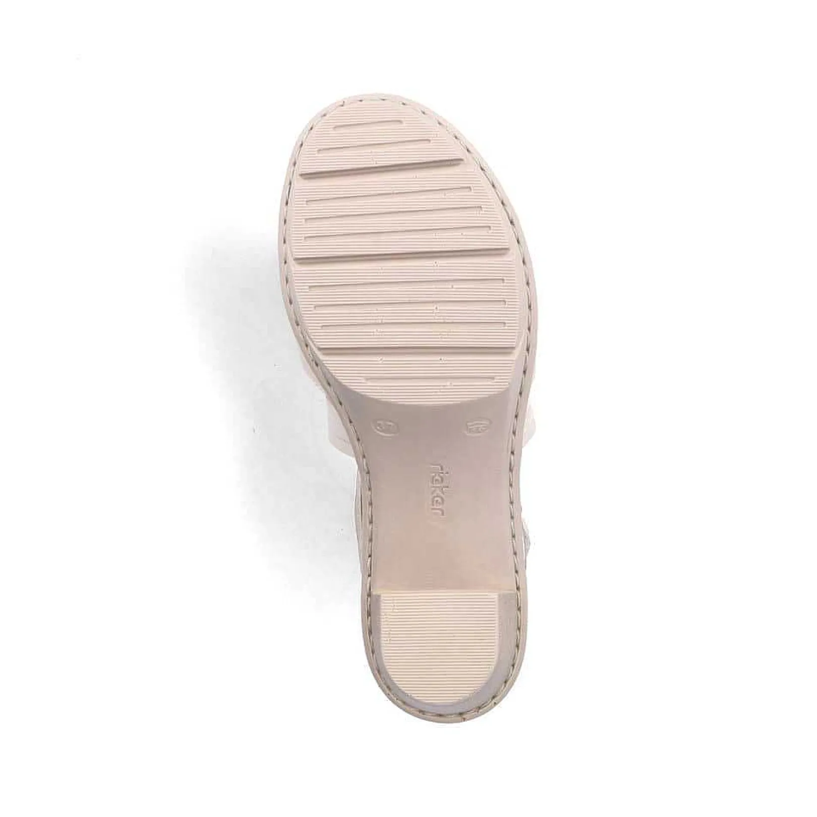 New Women'S Strappy Sandals Cream Beige Ladies Heeled Shoes
