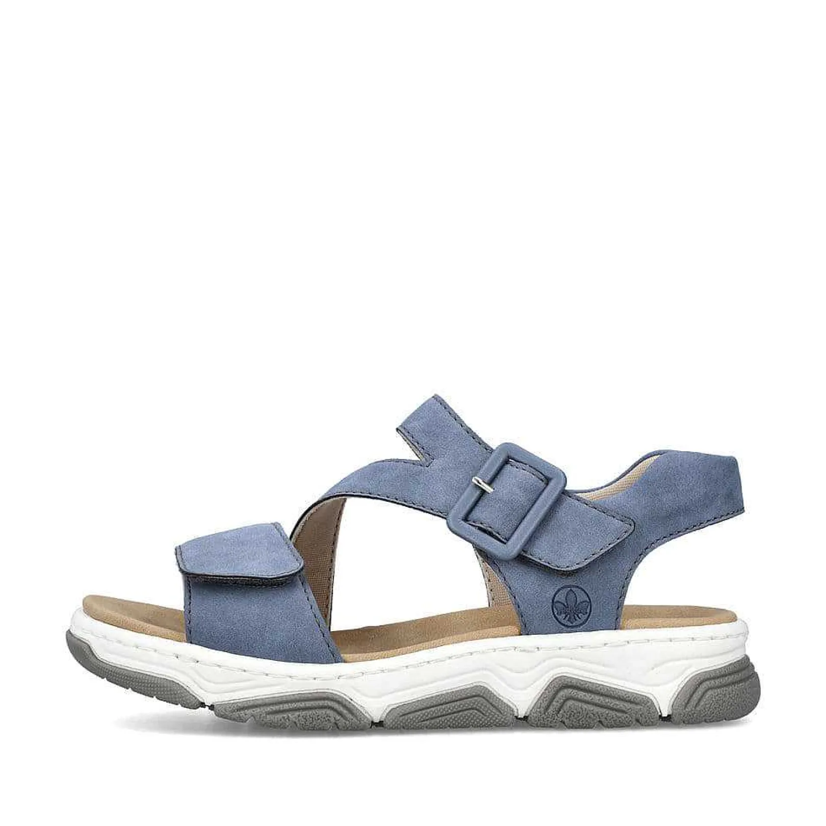 Discount Women'S Strappy Sandals Slate Blue Ladies Sandals & Sandals