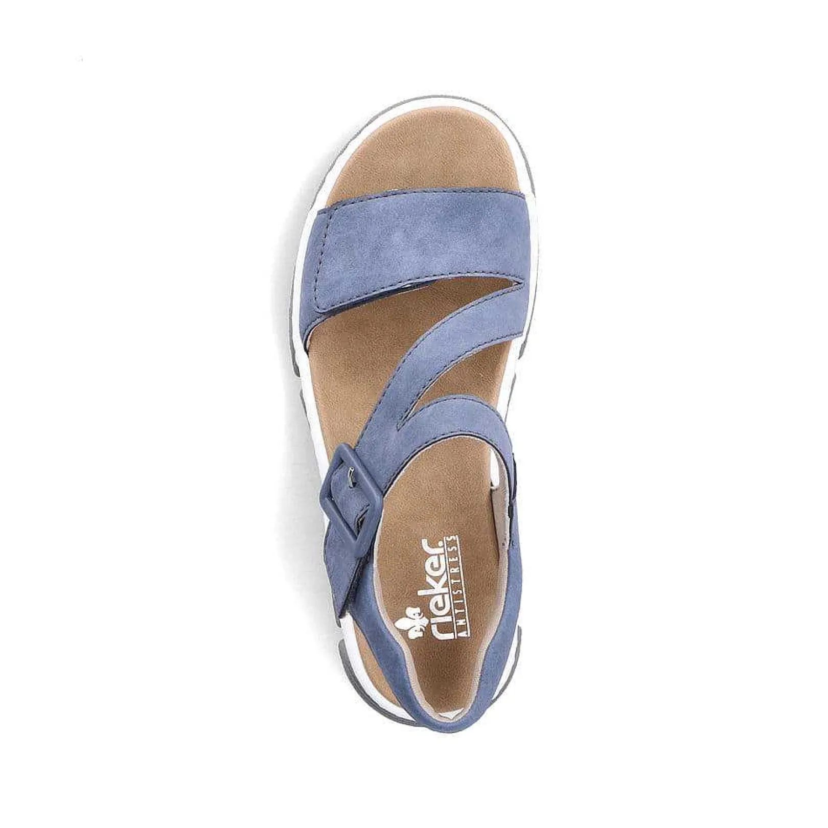 Discount Women'S Strappy Sandals Slate Blue Ladies Sandals & Sandals