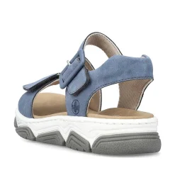 Discount Women'S Strappy Sandals Slate Blue Ladies Sandals & Sandals