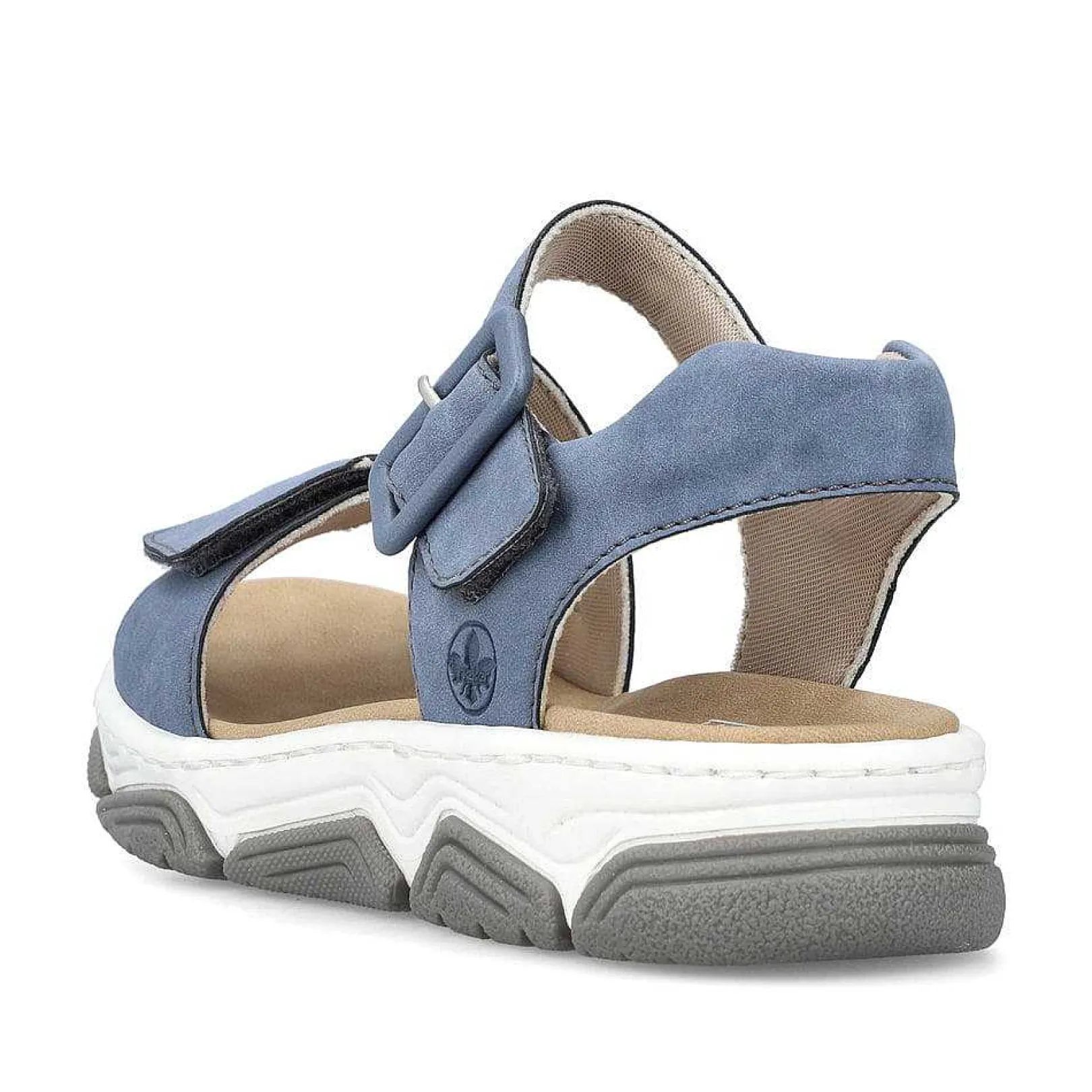 Discount Women'S Strappy Sandals Slate Blue Ladies Sandals & Sandals