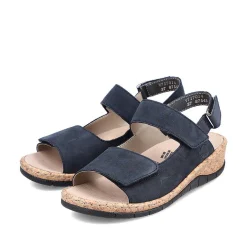 Outlet Women'S Strappy Sandals Pacific Blue Ladies Sandals & Sandals
