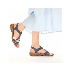 Best Women'S Strappy Sandals Pacific Blue Ladies Sandals & Sandals