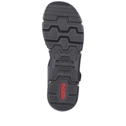 Discount Women'S Strappy Sandals Asphalt Black Ladies Vegan