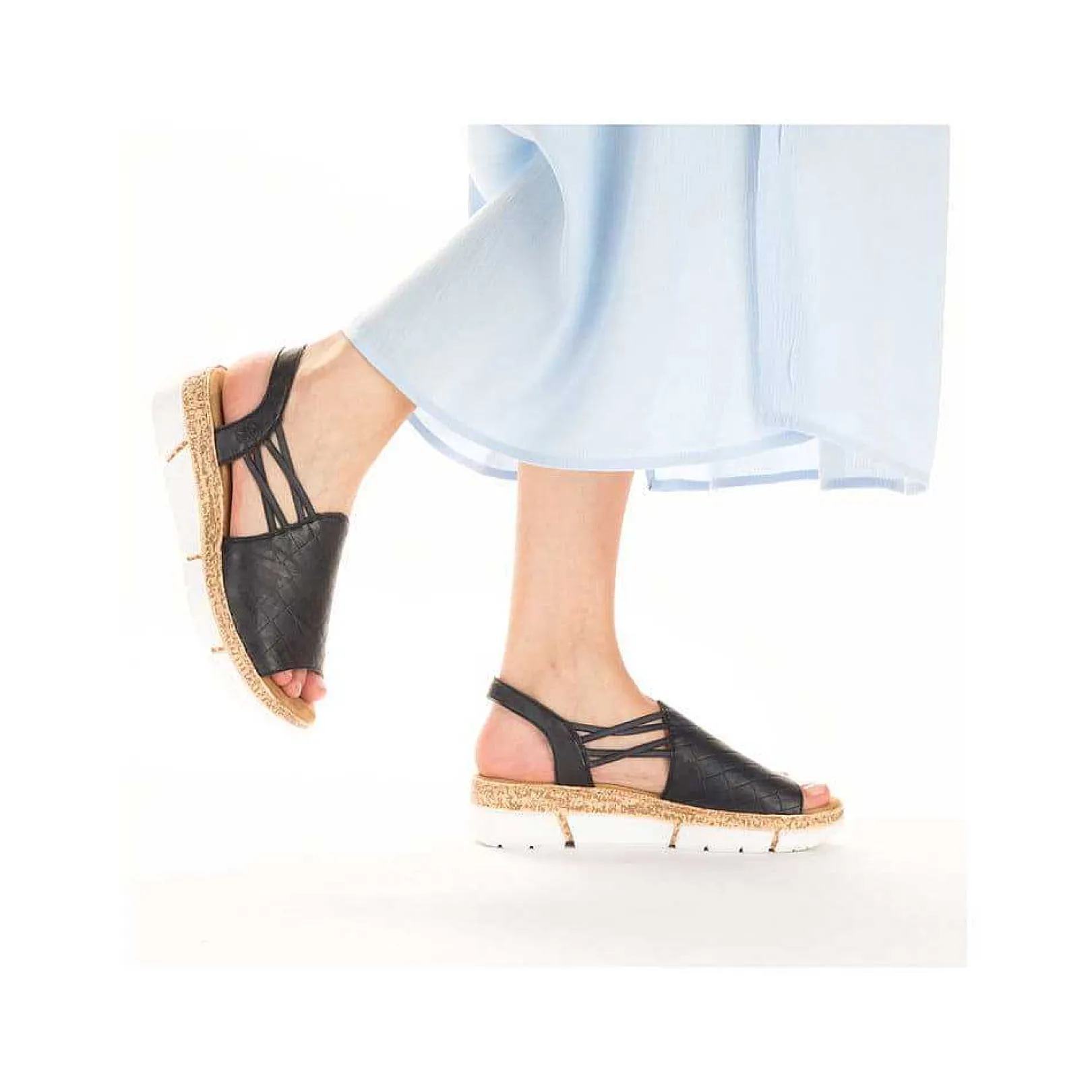 Online Women'S Strappy Sandals Navy Blue Ladies Sandals & Sandals