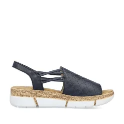 Online Women'S Strappy Sandals Navy Blue Ladies Sandals & Sandals