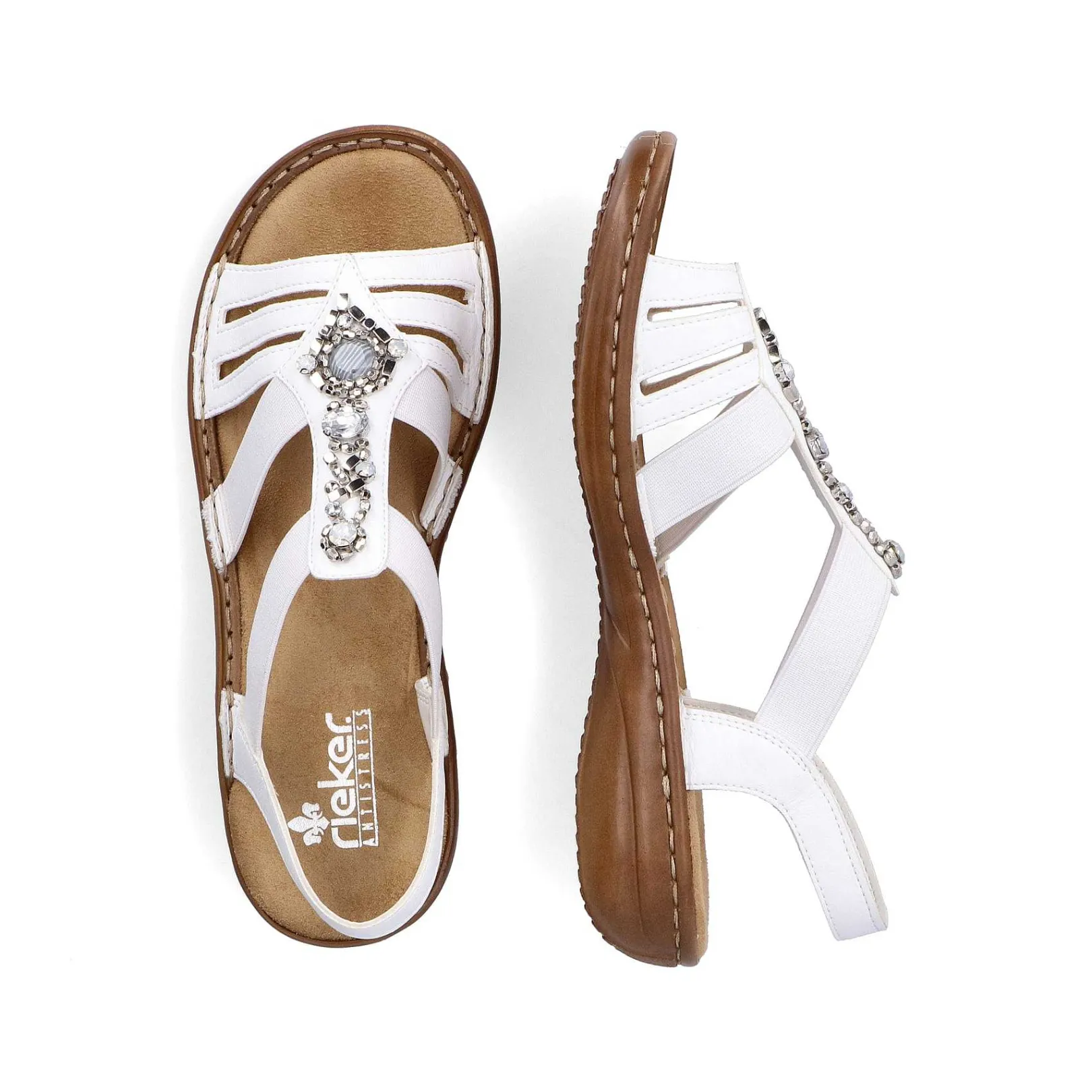 New Women'S Strappy Sandals Lily White Ladies Sandals & Sandals