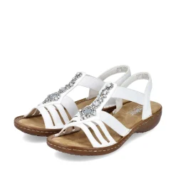 New Women'S Strappy Sandals Lily White Ladies Sandals & Sandals
