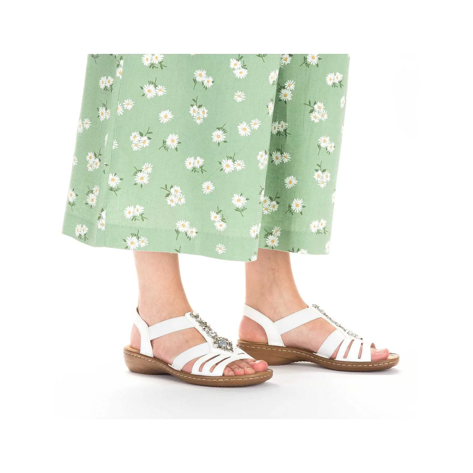 New Women'S Strappy Sandals Lily White Ladies Sandals & Sandals