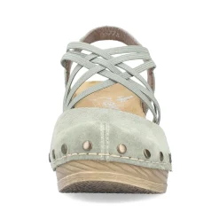 Best Women'S Strappy Sandals Mint Green Ladies Heeled Shoes