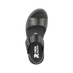 Outlet Women'S Strappy Sandals Midnight Black Ladies Sandals & Sandals