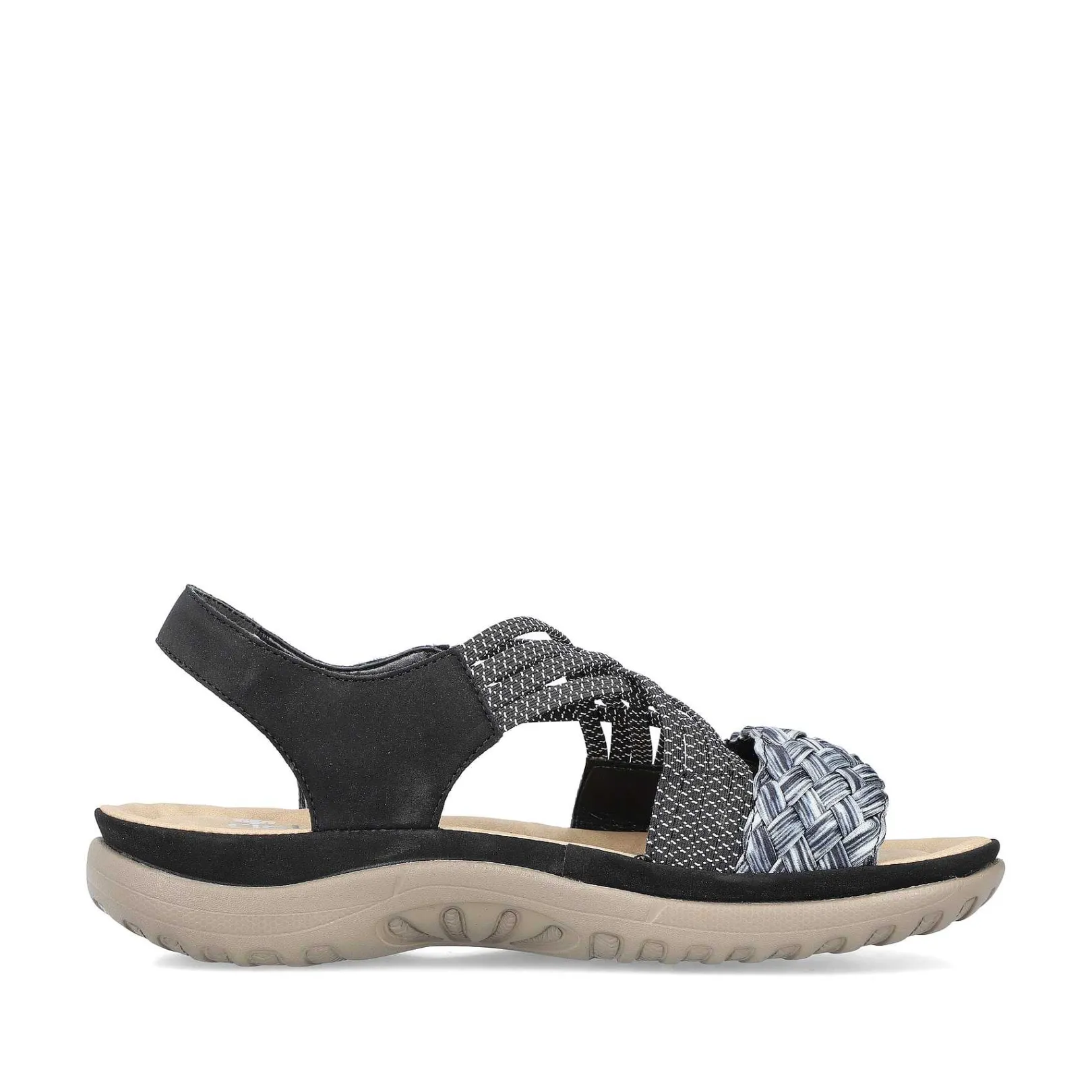 Discount Women'S Strappy Sandals Night Black Ladies Sandals & Sandals