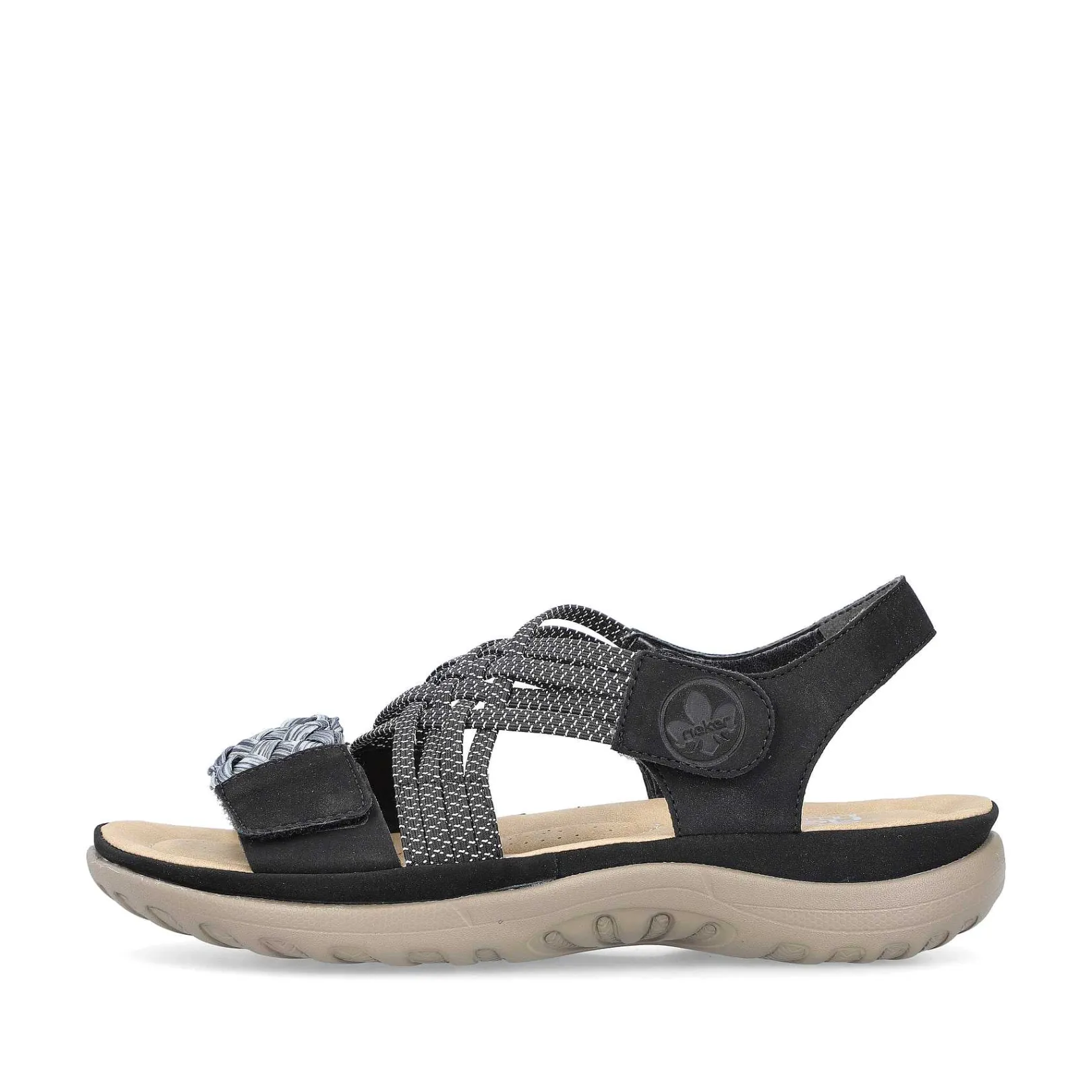 Discount Women'S Strappy Sandals Night Black Ladies Sandals & Sandals