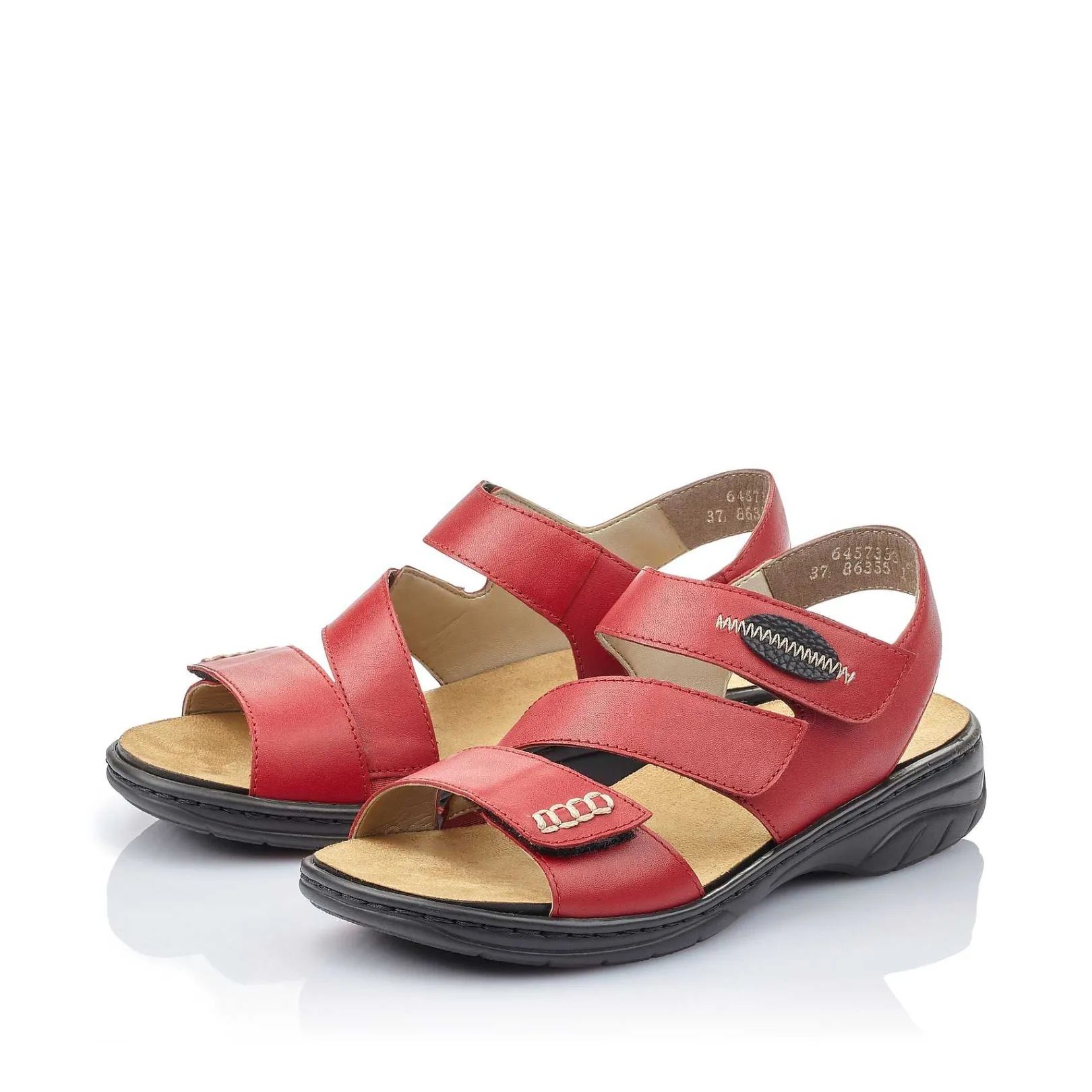 Sale Women'S Strappy Sandals Cherry Red Ladies Colorful Styles