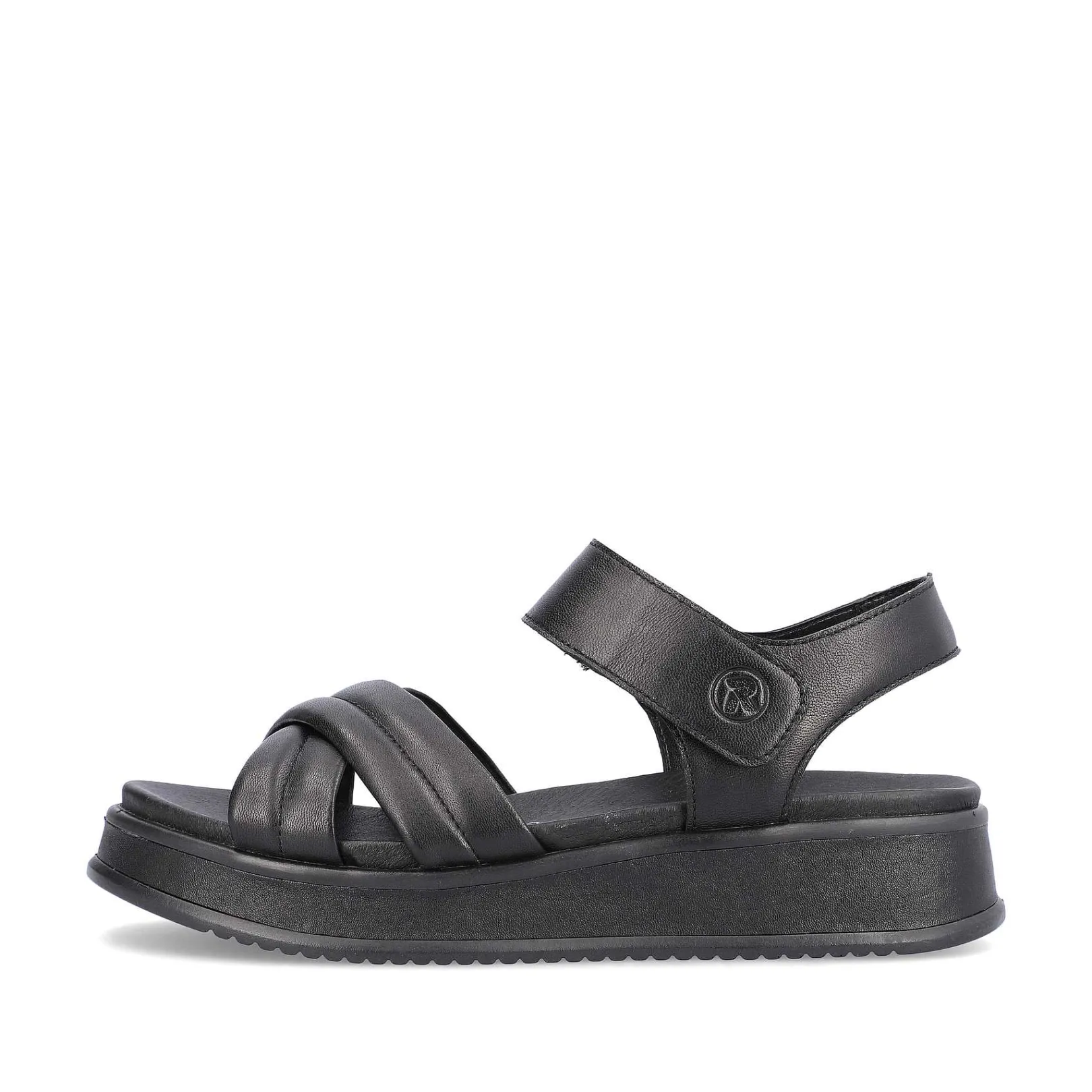 Discount Women'S Strappy Sandals Midnight Black Ladies Sandals & Sandals