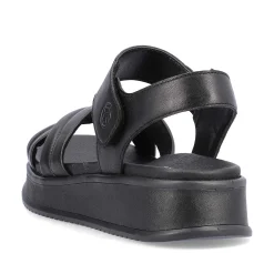 Discount Women'S Strappy Sandals Midnight Black Ladies Sandals & Sandals