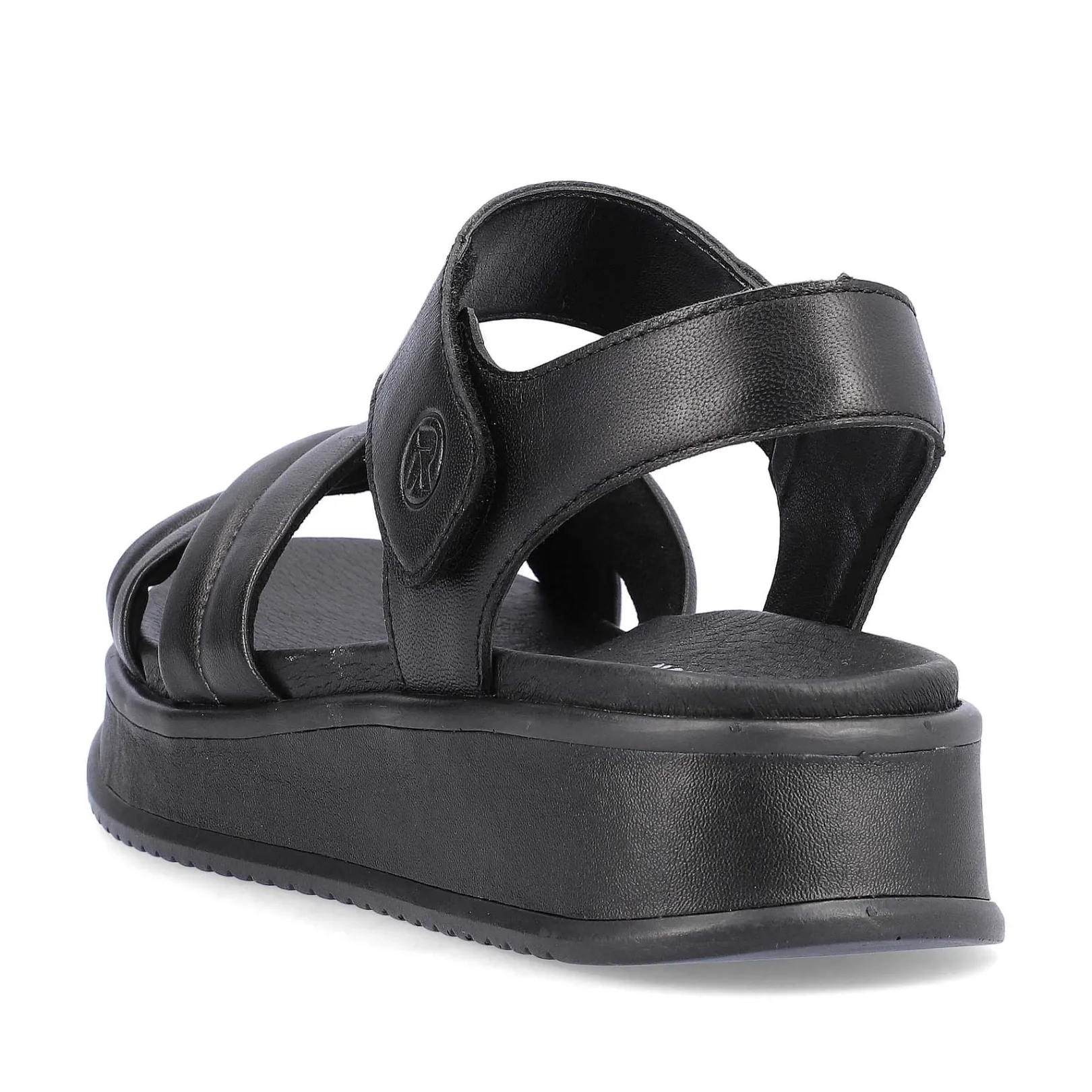Discount Women'S Strappy Sandals Midnight Black Ladies Sandals & Sandals