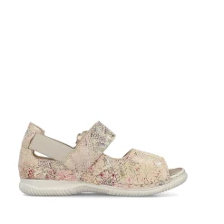 Women'S Strappy Sandals Multi-Cream Ladies Sandals & Sandals