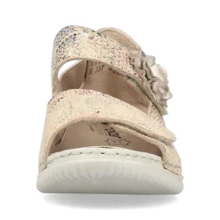 Women'S Strappy Sandals Multi-Cream Ladies Sandals & Sandals