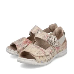 Women'S Strappy Sandals Multi-Cream Ladies Sandals & Sandals