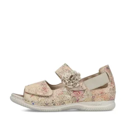 Women'S Strappy Sandals Multi-Cream Ladies Sandals & Sandals