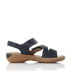 Clearance Women'S Strappy Sandals Pacific Blue Ladies Sandals & Sandals