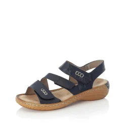 Clearance Women'S Strappy Sandals Pacific Blue Ladies Sandals & Sandals