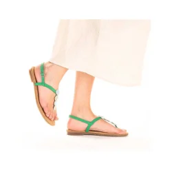 Women'S Strappy Sandals Leaf Green Ladies Colorful Styles