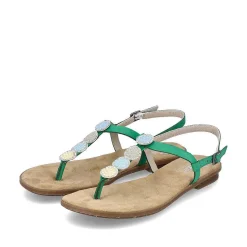 Women'S Strappy Sandals Leaf Green Ladies Colorful Styles