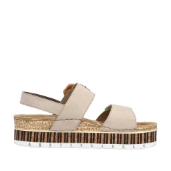 Sale Women'S Strappy Sandals Sand Beige Ladies Sandals & Sandals