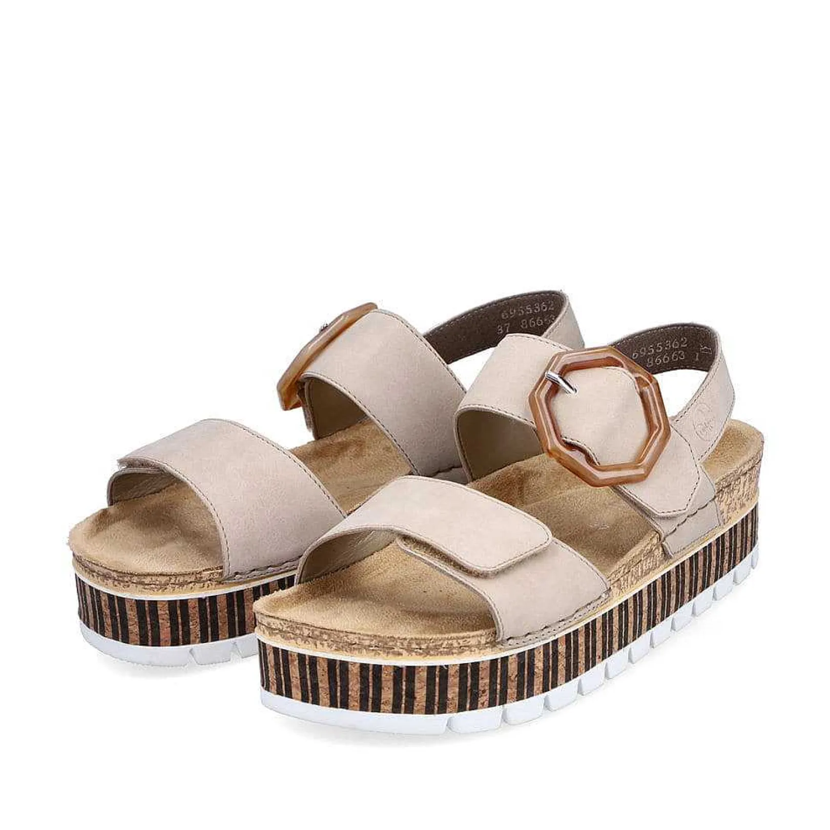 Sale Women'S Strappy Sandals Sand Beige Ladies Sandals & Sandals