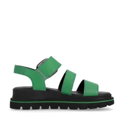 Online Women'S Strappy Sandals Emerald Green Ladies Colorful Styles