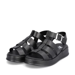 Online Women'S Strappy Sandals Night Black Ladies Sandals & Sandals
