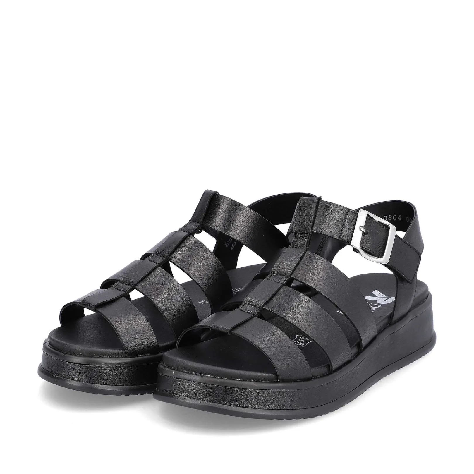 Online Women'S Strappy Sandals Night Black Ladies Sandals & Sandals