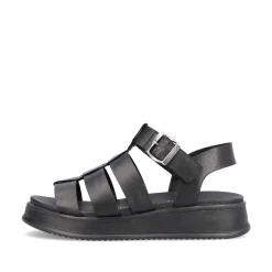 Online Women'S Strappy Sandals Night Black Ladies Sandals & Sandals