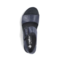 Sale Women'S Strappy Sandals Steel Blue Ladies Sandals & Sandals