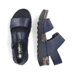 Sale Women'S Strappy Sandals Steel Blue Ladies Sandals & Sandals