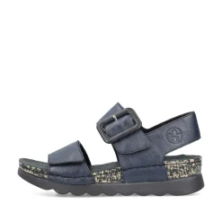 Sale Women'S Strappy Sandals Steel Blue Ladies Sandals & Sandals