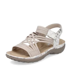 Women'S Strappy Sandals Cream Beige Ladies Sandals & Sandals