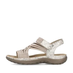 Women'S Strappy Sandals Cream Beige Ladies Sandals & Sandals